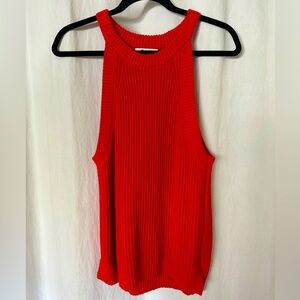 Madewell Red Sweater Tank